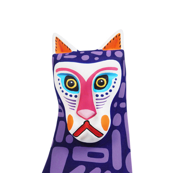 Oaxacan Woodcarving:: Contemporary African Cat