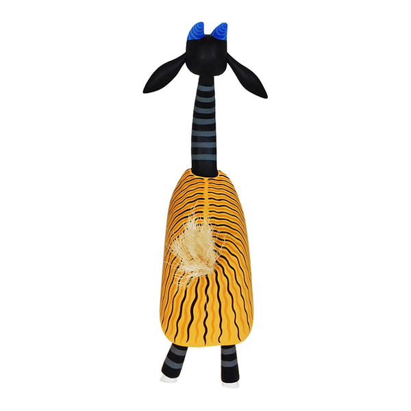 Oaxacan Woodcarving: Stylized Goat