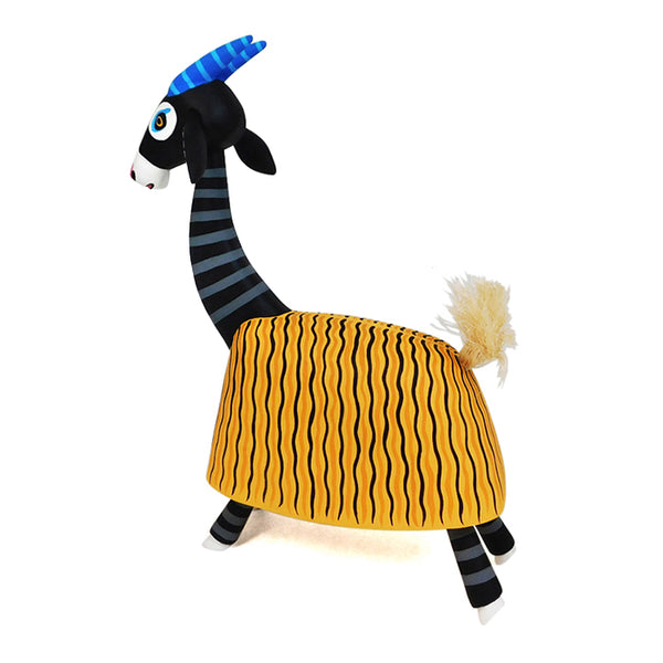 Oaxacan Woodcarving: Stylized Goat