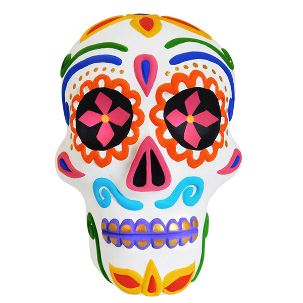 Oaxacan Woodcarving: Sugar Skull Mask