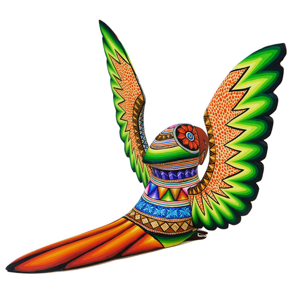 Magaly Fuentes & Jose Calvo: Parrot Woodcarving Alebrije