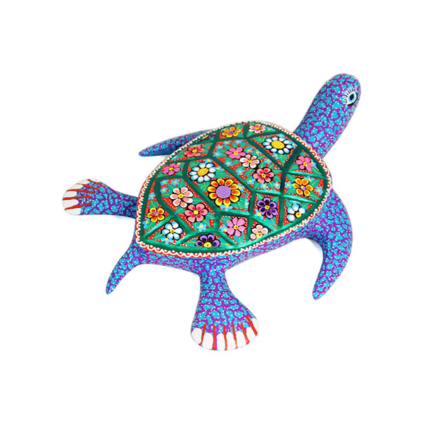 Maria Jimenez: Sea Turtle Woodcarving