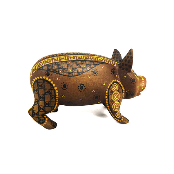 Marco Hernandez: Little Pig Woodcarving