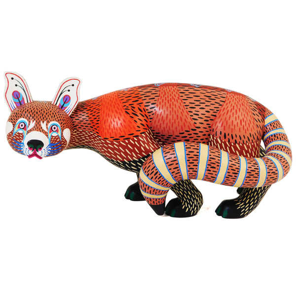 Miguel Santiago: Red Panda Woodcarving