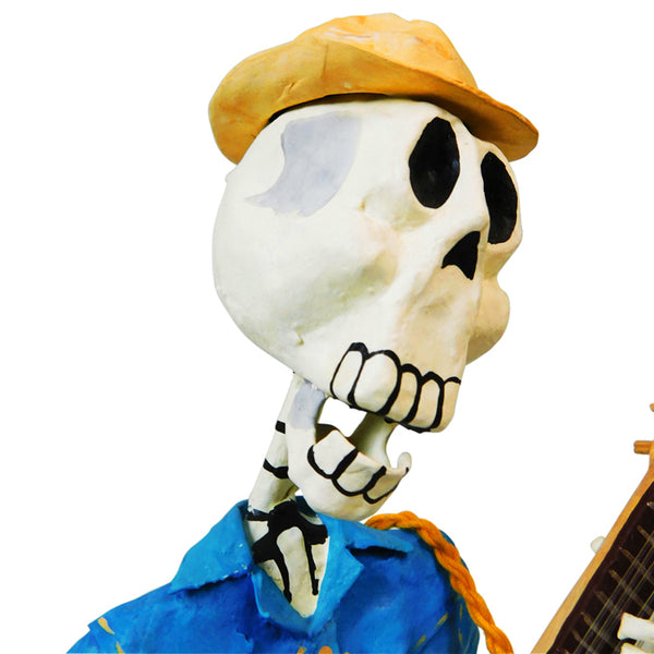 Skeleton Musician with Jarana-Guitar  Alebrije