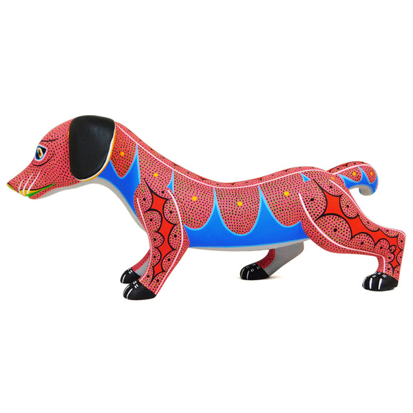 Narciso Gonzalez: Dachshund Puppy Woodcarving