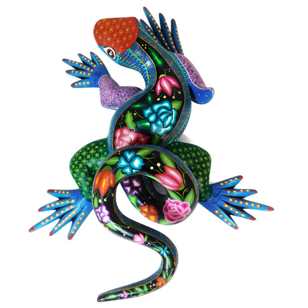 Nayeli Cruz: Tehuana Lizard Woodcarving