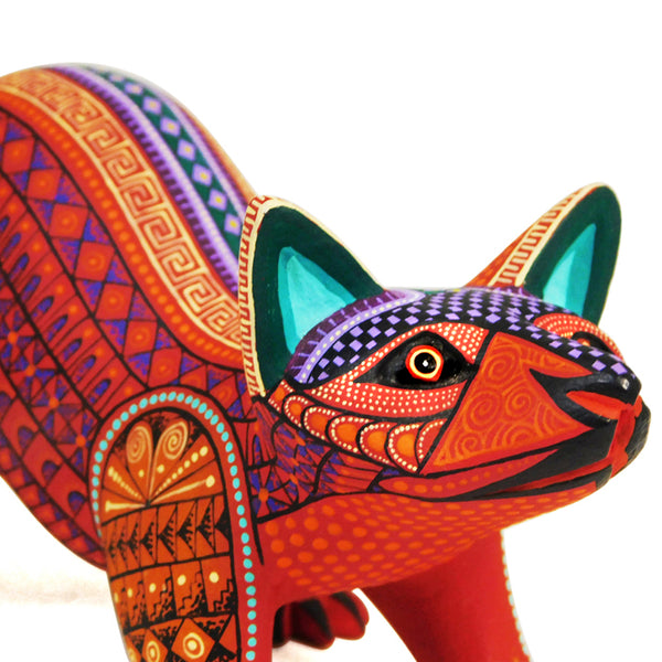 Neri & Soledad Cruz: Little Red Cat Sculpture