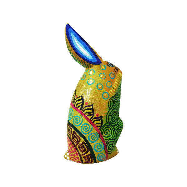 Nestor Melchor: Little Rabbit Woodcarving Art