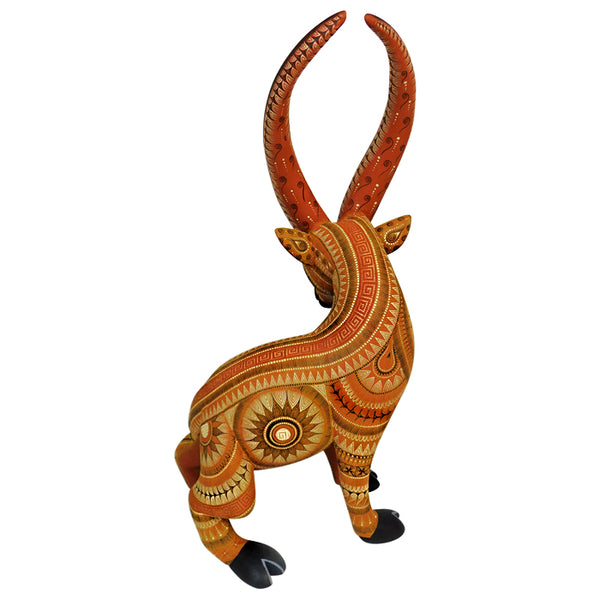 Rocio Fabian: Superb Sun Antelope Woodcarving