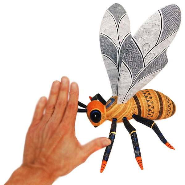 Rocio Fabian: Exquisite Bee Woodcarving