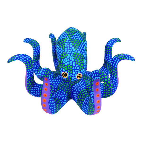 Saul Aragon: Ocean Blue Octopus Medium Size
