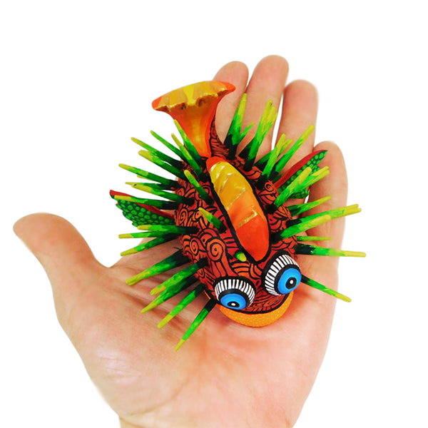 Susana Calvo: Little Blowfish Woodcarving Art