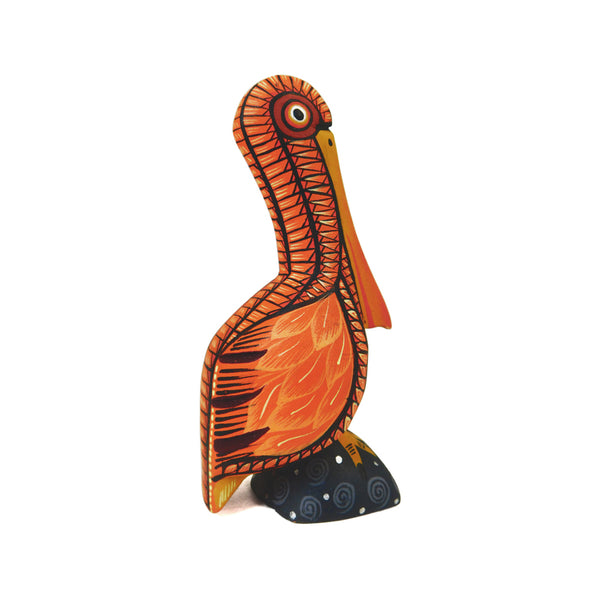 Tinta Divina Studio: Little Pelican Woodcarving Oaxaca