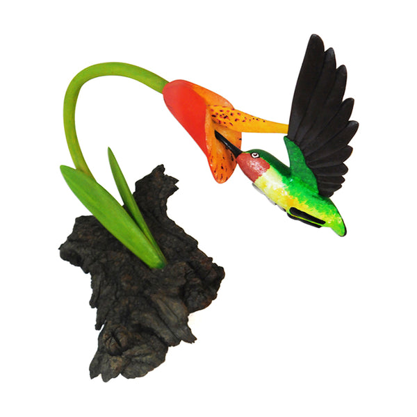 Victor Garcia: Hummingbird & Flower Sculpture