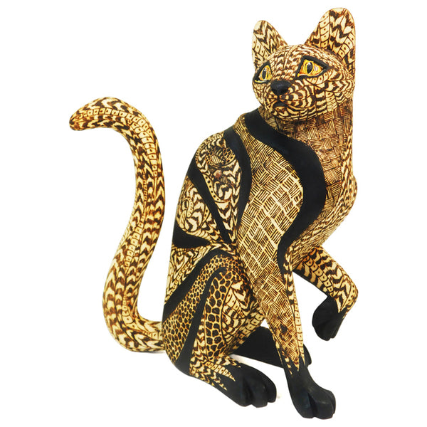 Victor Martinez: Cat Woodcarving