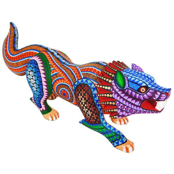 Yeshuah Villavicencio: Fabulous Wolf Woodcarving
