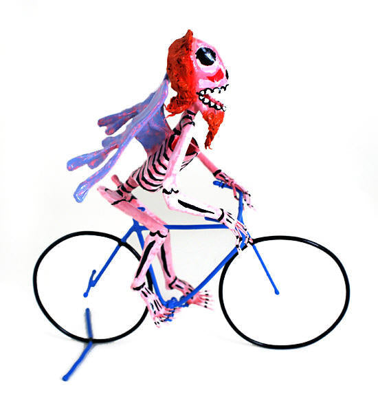 Mario Saulo Moreno: Bike Dead skeleton