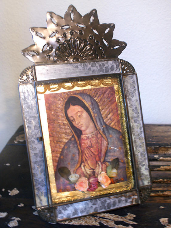 Our Lady of Guadalupe Tin Niche